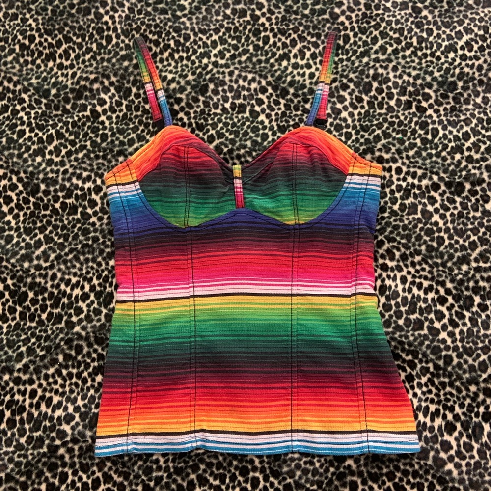 🌶Serape Corset Top🌶